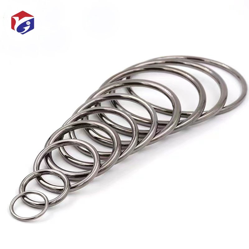 Black Gold Metal Rings for Macrame Plant Hangers Dog Collars Thick Welded Heavy Duty Metal O Rings for Macrame Craft Ring 50mm
