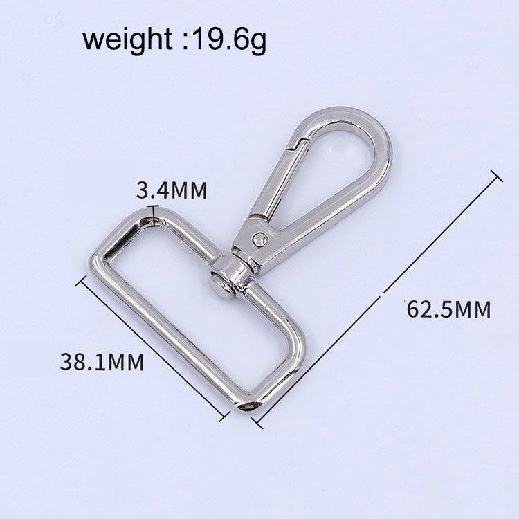 20-32mm D ring hanging hooks Bag Accessories Hardware Accessories Bag Buckle Swivel Lobster Clasp Metal Snap Hook