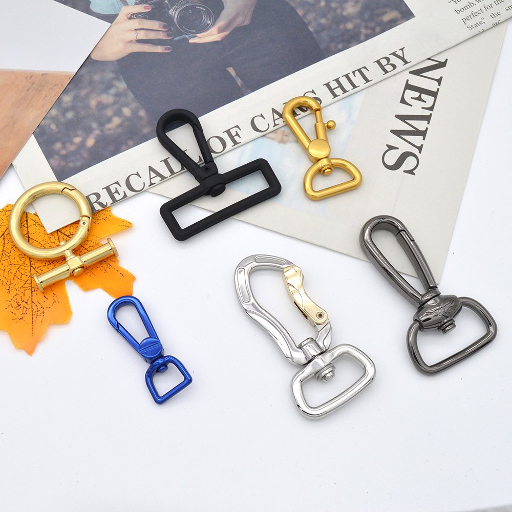 High Quality Custom Zinc Alloy Dog Hardware Innovative Metal Purse Hook Buckle Factory Sale for Bag Ring Metal Accessories