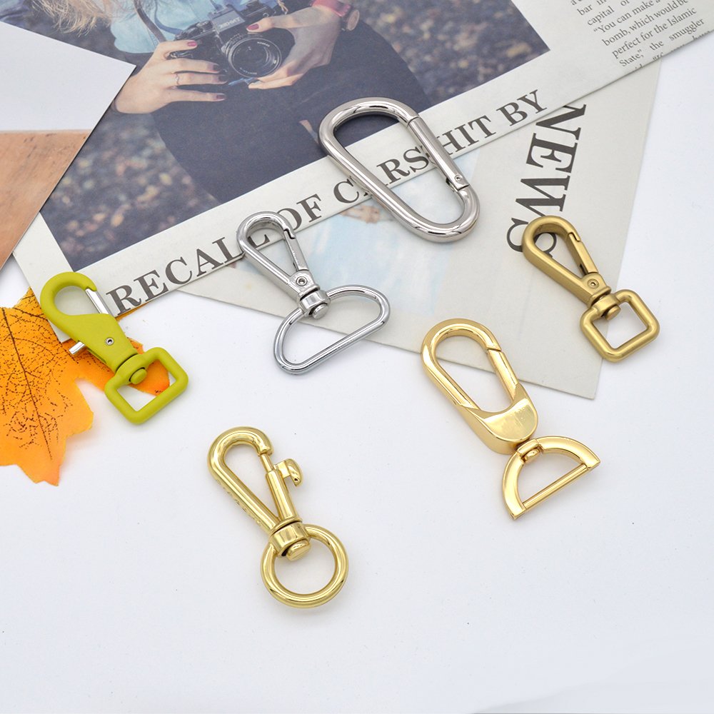 High Quality Custom Zinc Alloy Dog Hardware Innovative Metal Purse Hook Buckle Factory Sale for Bag Ring Metal Accessories