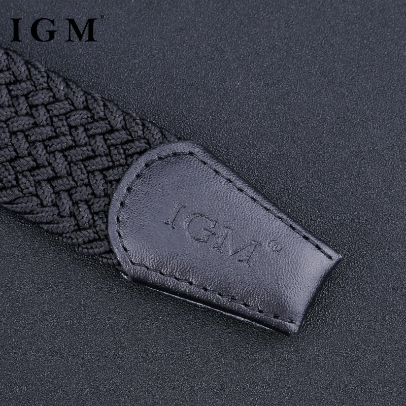 Automatic Buckle Braided Elastic Stretch Belt