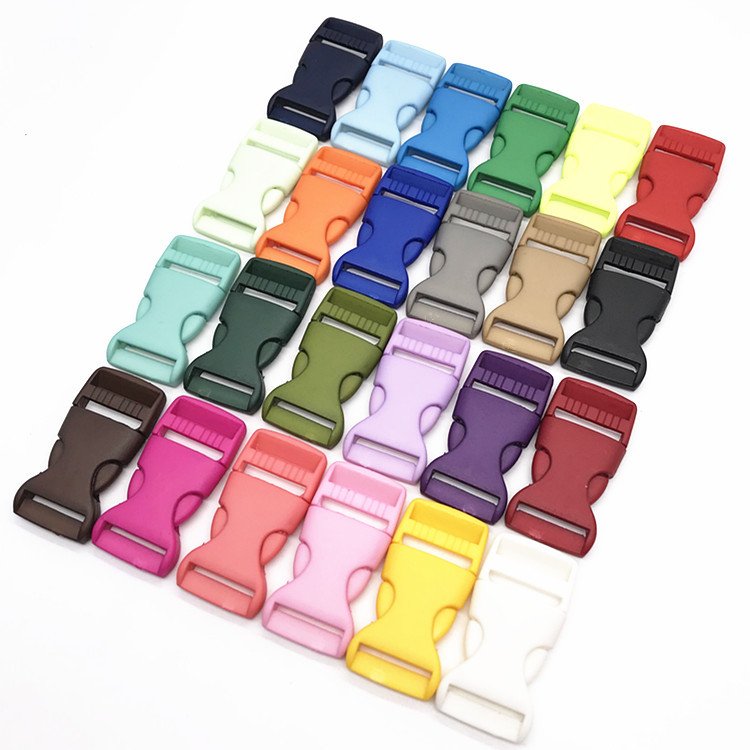 RW 25 Colors Release Buckle For Tri-glide Slides Luggage Straps Dog Collar Straps Accessories Plastic Release Buckles