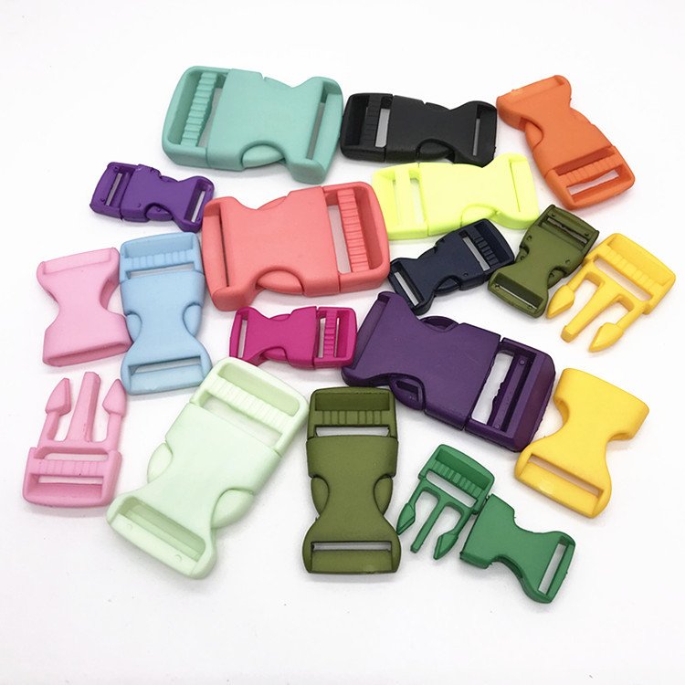 RW 25 Colors Release Buckle For Tri-glide Slides Luggage Straps Dog Collar Straps Accessories Plastic Release Buckles
