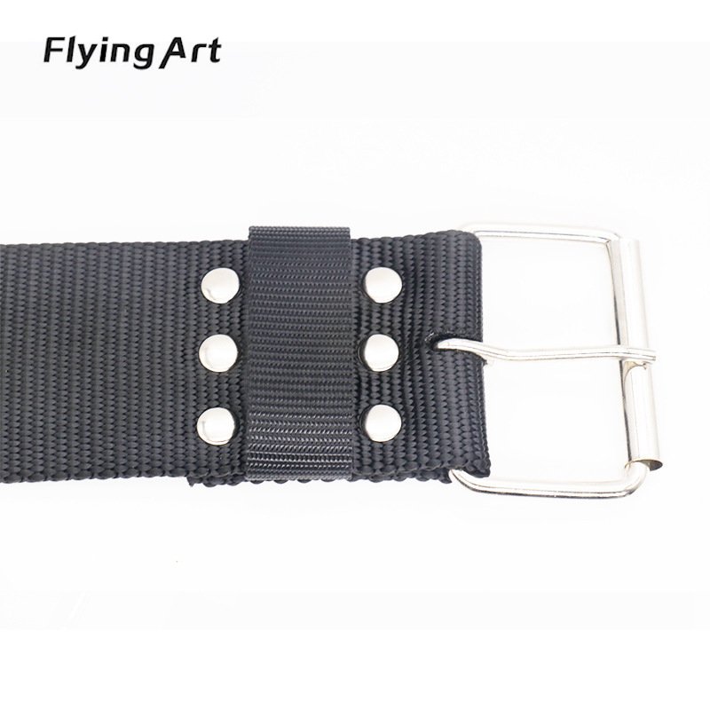 The new 5.0cm wide men's single-needle zinc alloy buckle custom polyester comfortable and cheapOutdoor braided belt