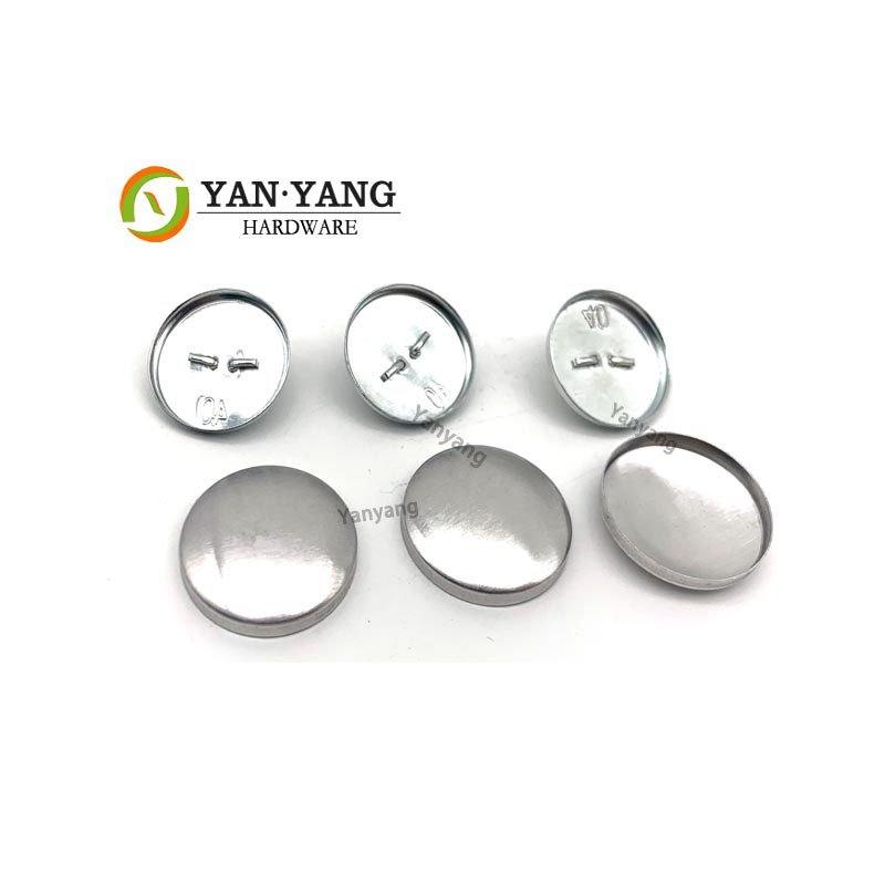 Yanyang Factory Sale Cheap Price Fabric Cloth Covered Buckle Aluminium Sofa Buttons #30