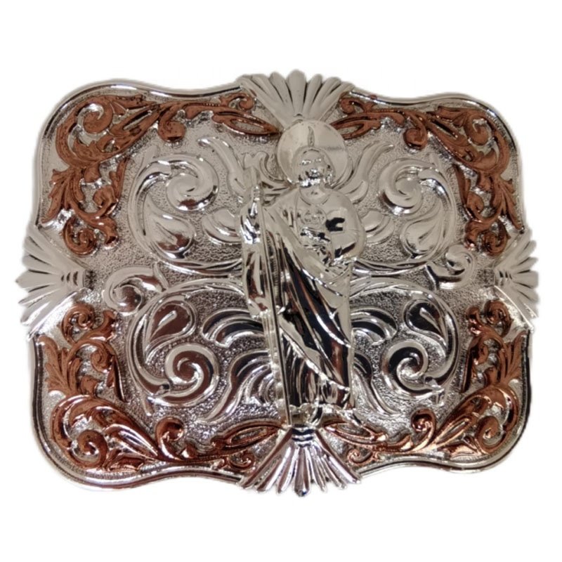 Vintage Western Cross Belt Buckles for Men Soaring Eagle Cowboy Buckle Large Floral Texas Belt Buckle