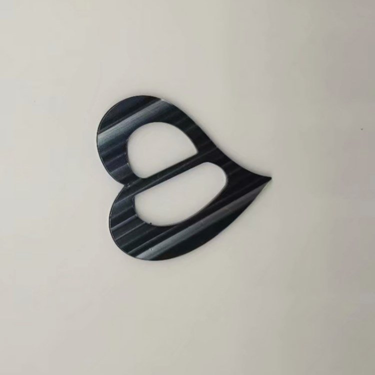 SR009 High Quality Heart Belt Slider Scarf Belt Buckles Resin Buttons Buckle For Coat Diy Accessories
