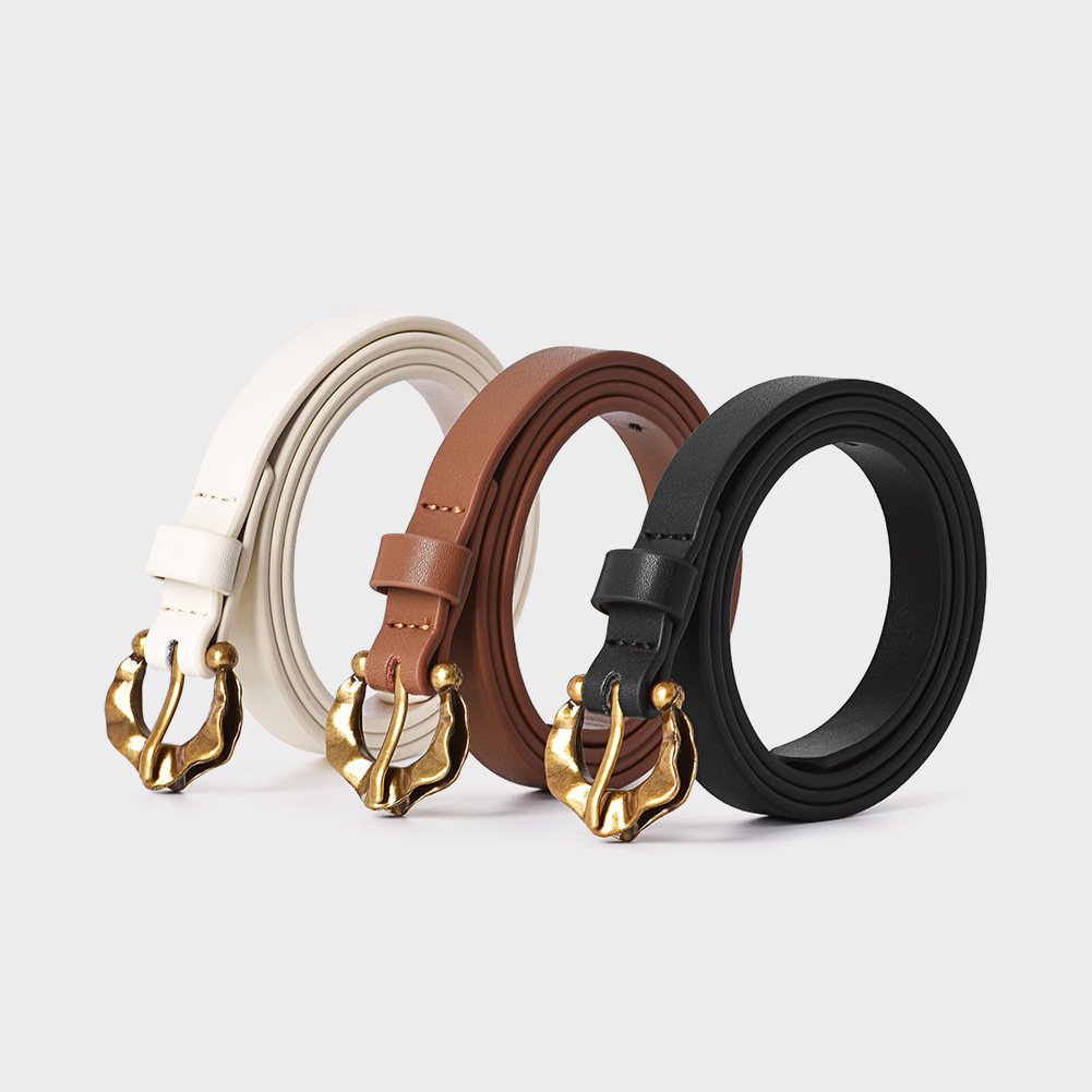 Women fashion belts leather women dresses jeans belt alloy pin buckle belt for women