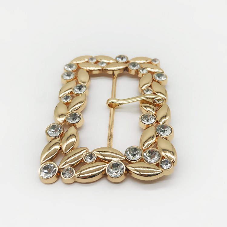Wholesale Inner Diameter 50mm Metal Decoration Luxury Diamond Belt Buckle Belt Buckle Exquisite Rhinestone Roller Pin Buckle