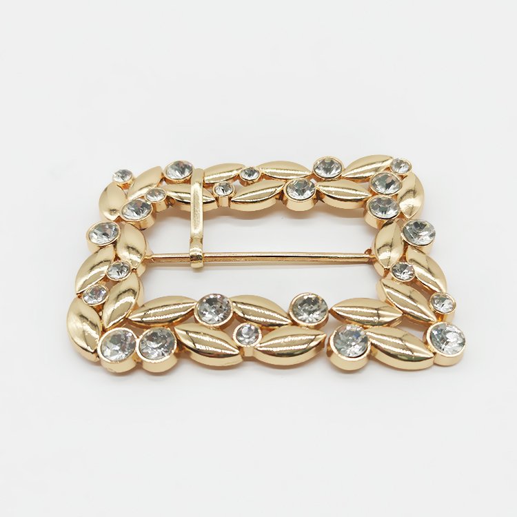 Wholesale Inner Diameter 50mm Metal Decoration Luxury Diamond Belt Buckle Belt Buckle Exquisite Rhinestone Roller Pin Buckle