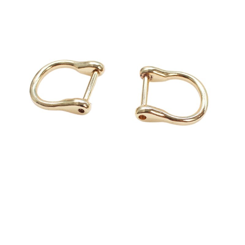 D-ringshackle Clasp Buckle Keychain Ring Hook screw pin joint Connecter Bag Strap Leathercraft Parts