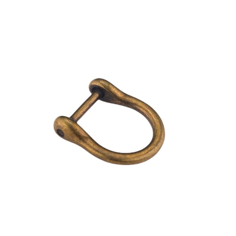 D-ringshackle Clasp Buckle Keychain Ring Hook screw pin joint Connecter Bag Strap Leathercraft Parts