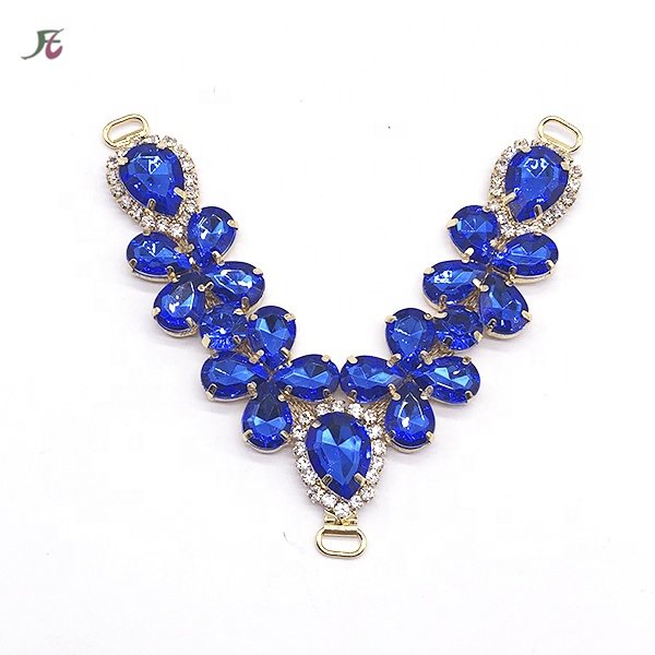 2024 New V-shaped DIY Slippers Decoration Glass Rhinestone Shoe Chain Wedding Women Flip flops Buckle Shoes Women Sandals Chain