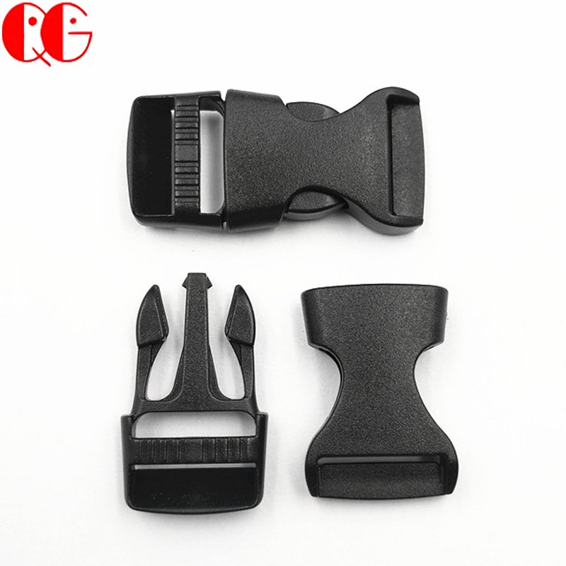Plastic Adjustable Side Release Buckles Snap buckle Fitting Black Belt Button Snaps Clips for Straps Pet Collar Bag accessories