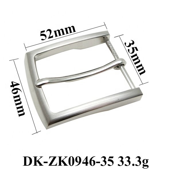 High Quality Nickel-Free Brushed Nice Polishing Waistband Decoration Alloy Pin Buckle For Men Leather Belt