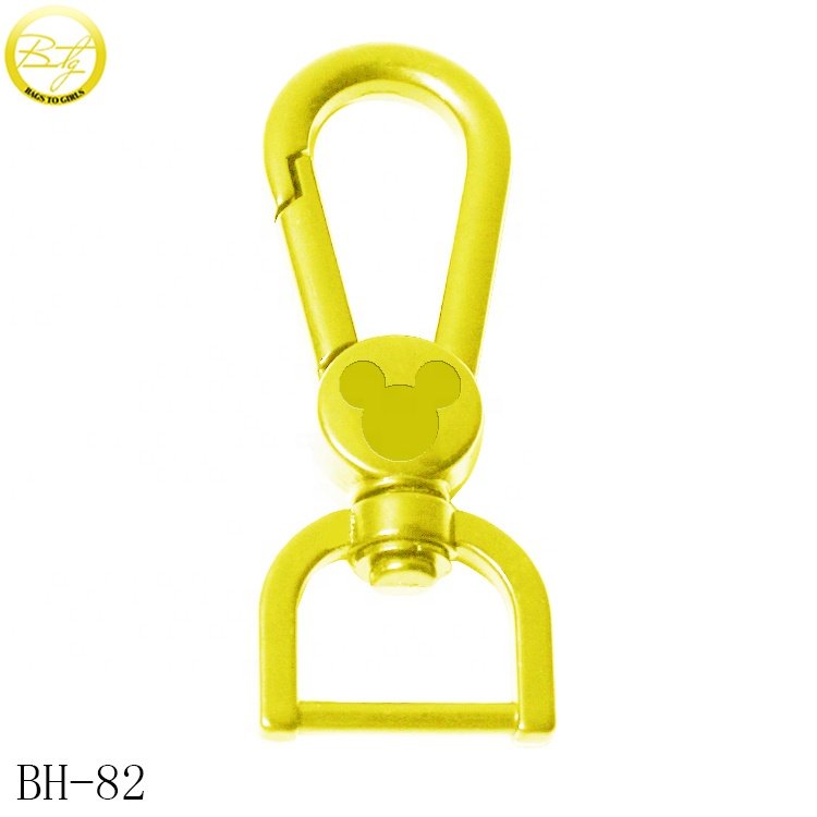 Wholesale luxury handbag hardware clasp hooks die casting swivel spring snap buckle for dog collar