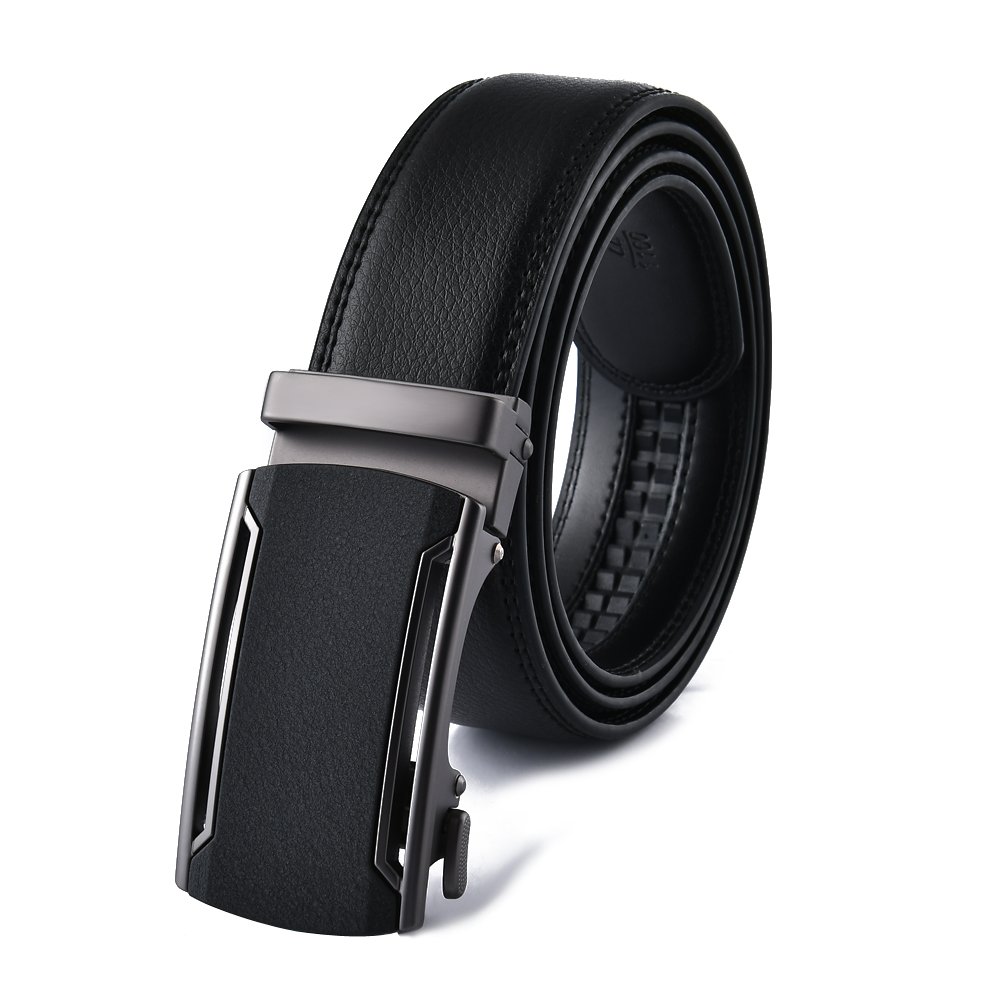 Wholesale Luxury Business Split Genuine Leather Belt with Custom LOGO & Alloy Buckle Custom Automatic Belt Gift for Men