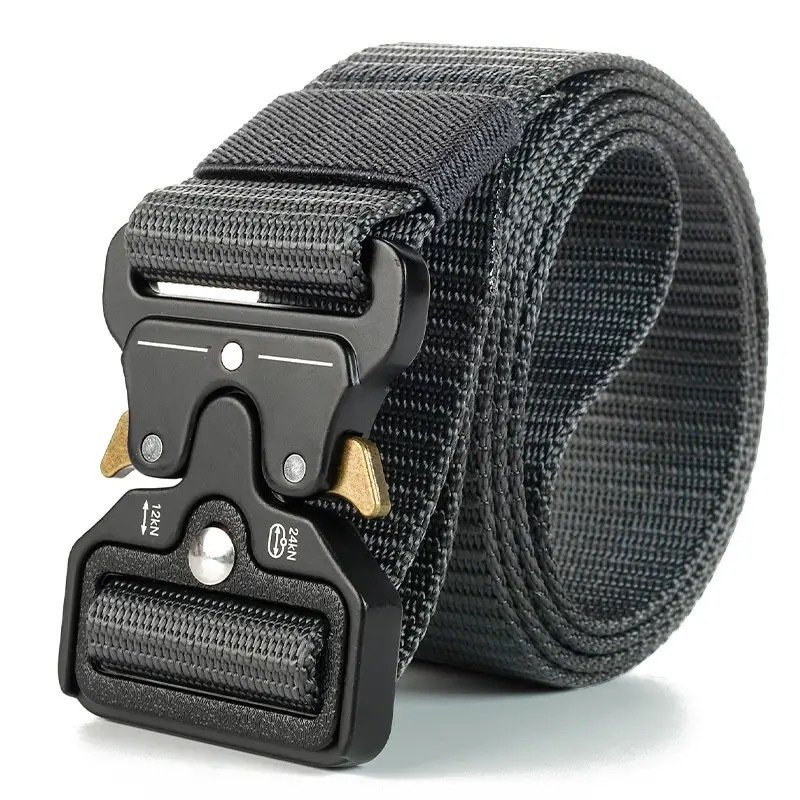 Wholesale High Quality Tactical Belt Outdoor Sports Multifunctional Alloy Buckle Nylon Combat Waist Belt