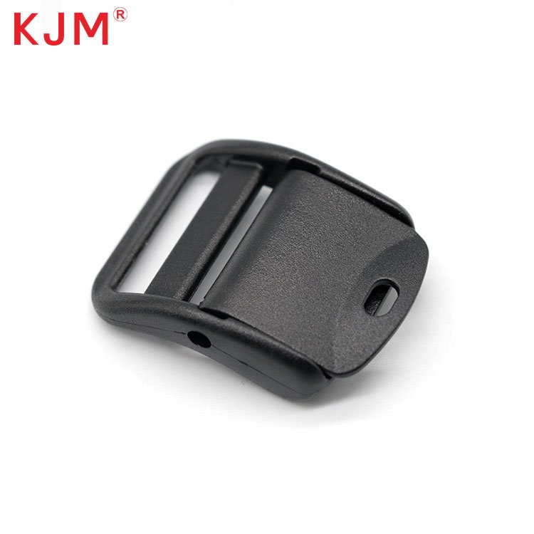 China Factory Black POM Plastic Ladder Lock Tension Buckle with Cam for Backpack Strap