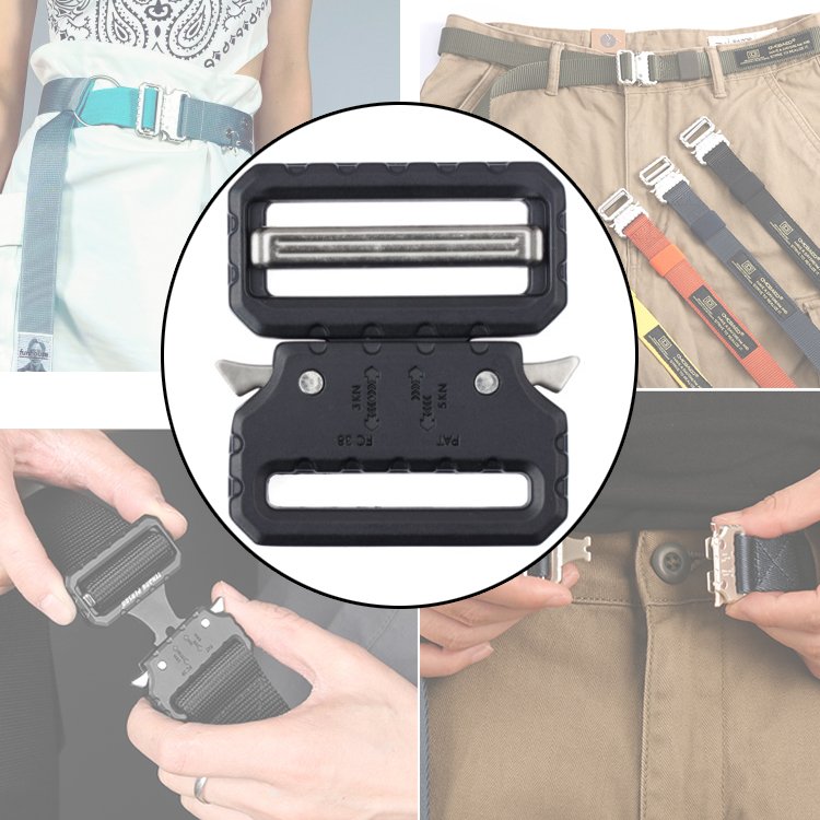 1.25inch quick release buckle for Ornament & Bag Accessories 33mm metal colorful adjustable buckle for webbing