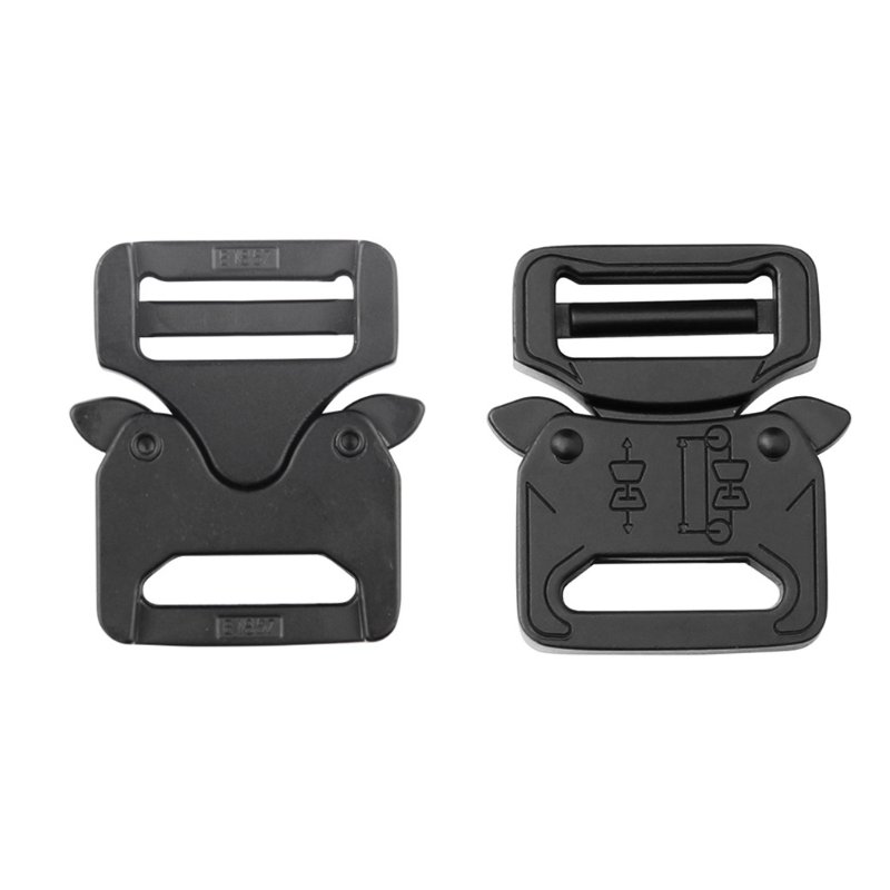 27mm Zinc Alloy Adjustable Men's Tactical Nylon Belt Buckle Side Release Metal Tactical Buckle