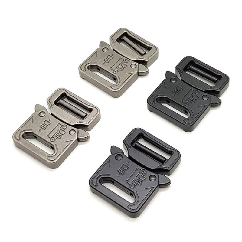 27mm Zinc Alloy Adjustable Men's Tactical Nylon Belt Buckle Side Release Metal Tactical Buckle