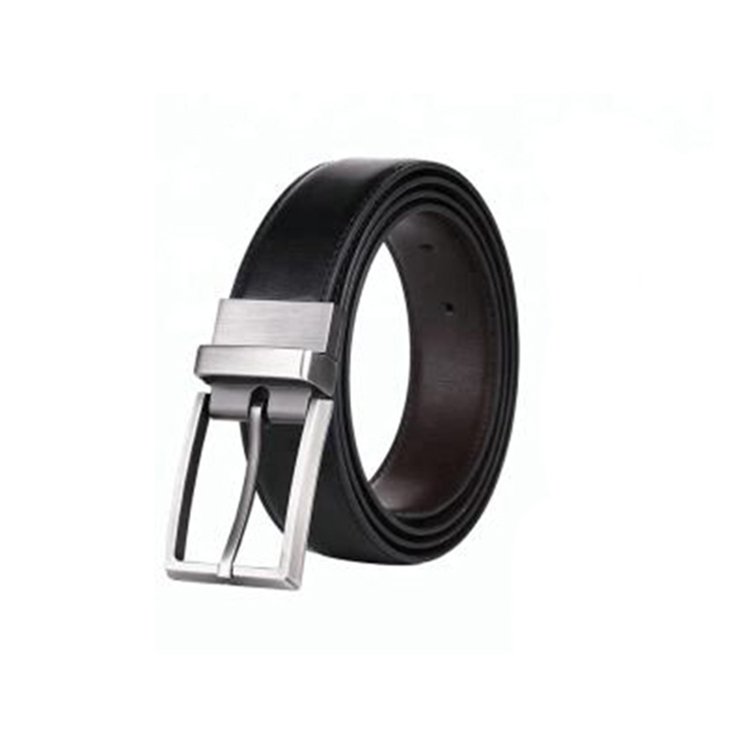 2023 Popular Genuine Leather Belts For Men Split Leather Alloy Pin Buckles Belt Black Casual Customized LOGO Style