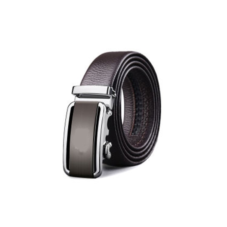 2023 Popular Genuine Leather Belts For Men Split Leather Alloy Pin Buckles Belt Black Casual Customized LOGO Style