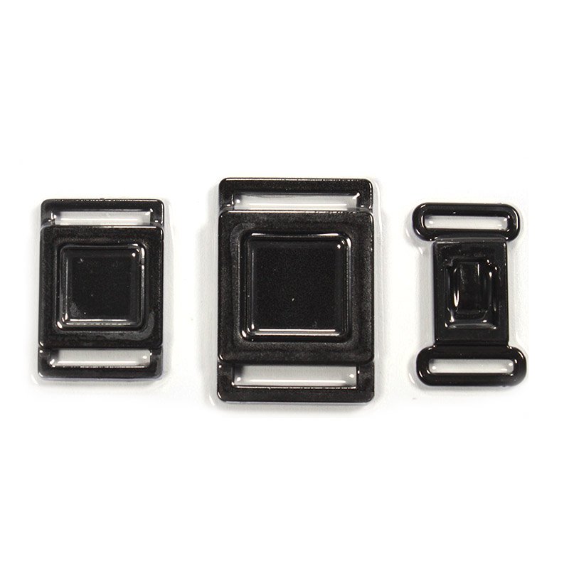 Hot sell swimwear accessory plastic bra buckle center converting front closure clips
