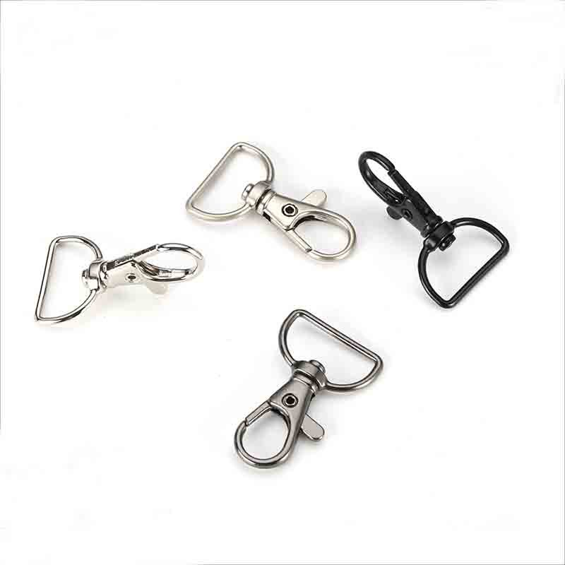 Metal Key chain Bulk Swivel Snap Hooks and Slide Buckle for Handbag Purse Strap