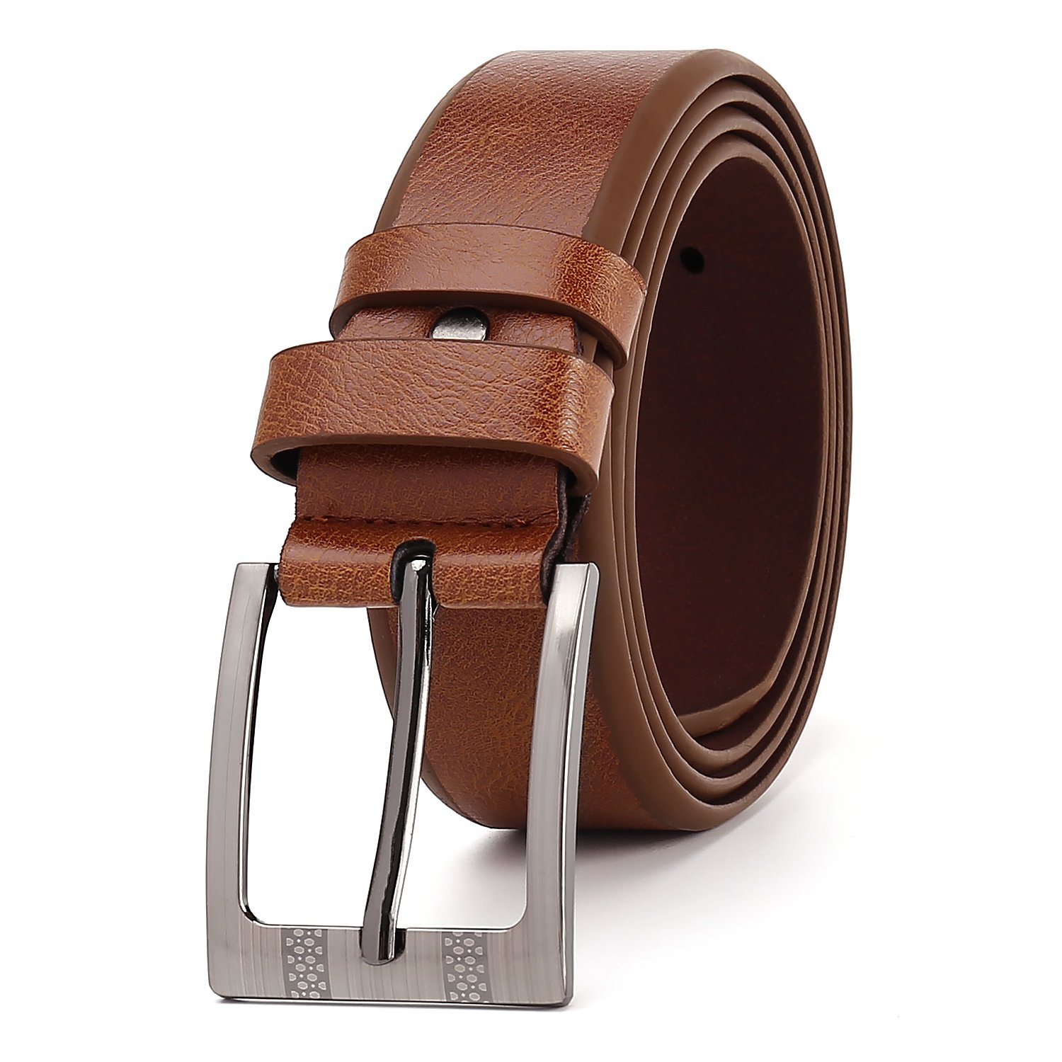 Customized men's mixed color pin buckle belt factory manufacturing high-quality men's leather belts