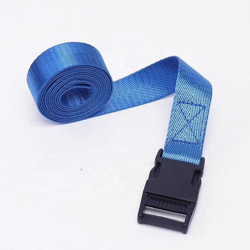 Wholesale Fashion Travel Luggage Belt strap Color Nylon Adjustable Luggage Bag Belt Strap With Plastic Buckle