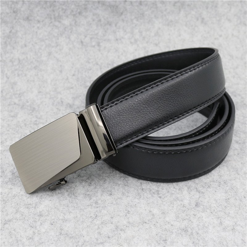 LQbelt Men's Automatic buckle belts wear-resisting PU Belt factory business belts for men custom logo factory