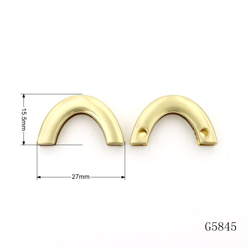 Handbag Hardware Accessories Tail Clip Metal Strap End Corner Clips Buckle With Screws