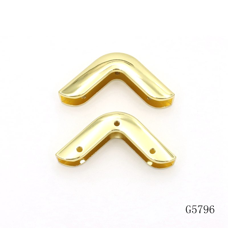 Handbag Hardware Accessories Tail Clip Metal Strap End Corner Clips Buckle With Screws