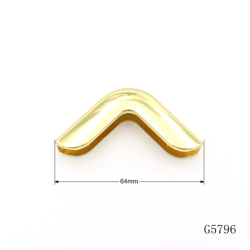 Handbag Hardware Accessories Tail Clip Metal Strap End Corner Clips Buckle With Screws