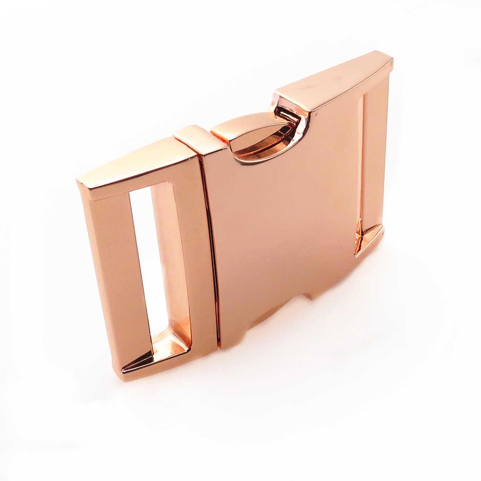 Custom Colored Zinc Alloy Curved Side quick Release metal Buckle quick release strap buckle for bag