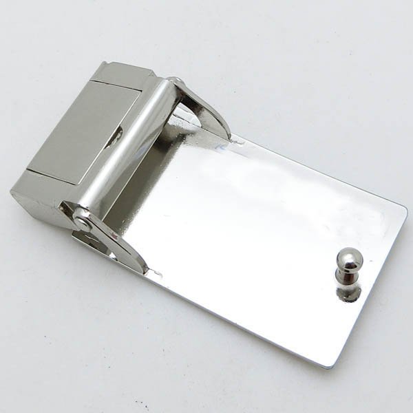 DK-3080-30mm zinc alloy hanging plating shiny nickel-free shiny gold free plate buckles for leather belt