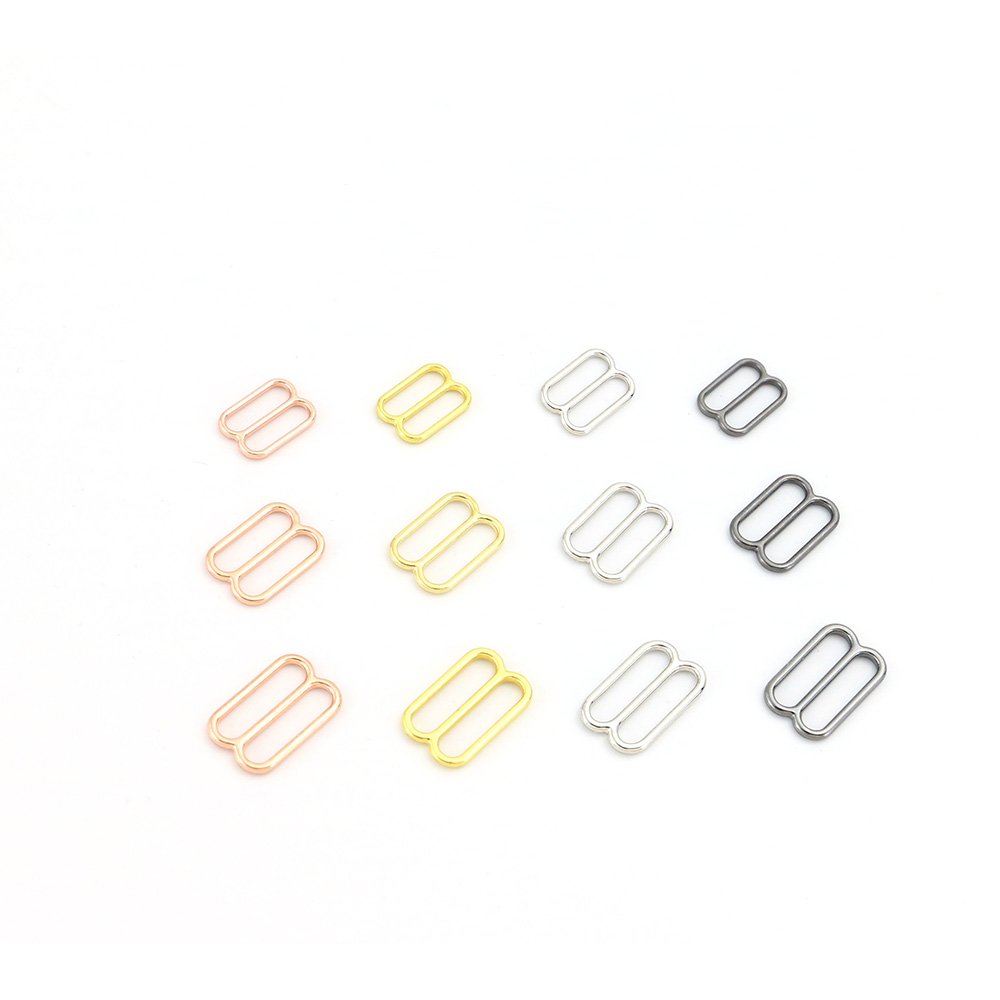 Bra Clasp Adjustable Metal Bra Strap Buckle Slider G Hooks for Swimwear