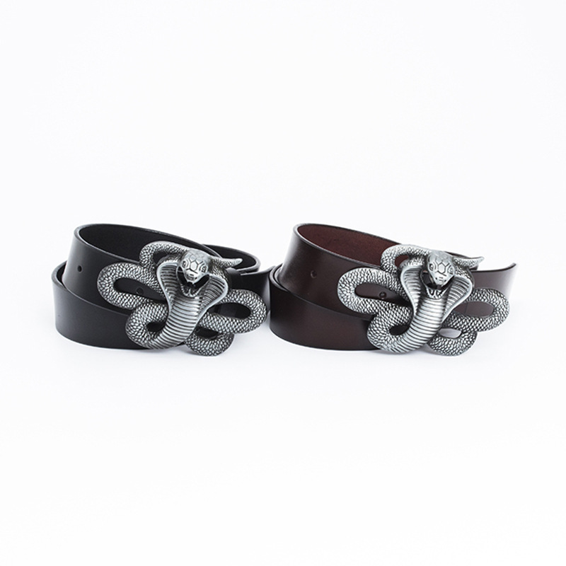 Custom Simple Fashion Design Letter Belt Buckle Custom Metal Belt Buckles with Leather