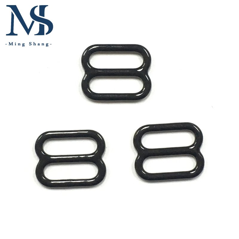 Women Adjustment Buckle Coated Nylon Bra Buckles Ring and Slider For Intimates Accessories for Lingerie