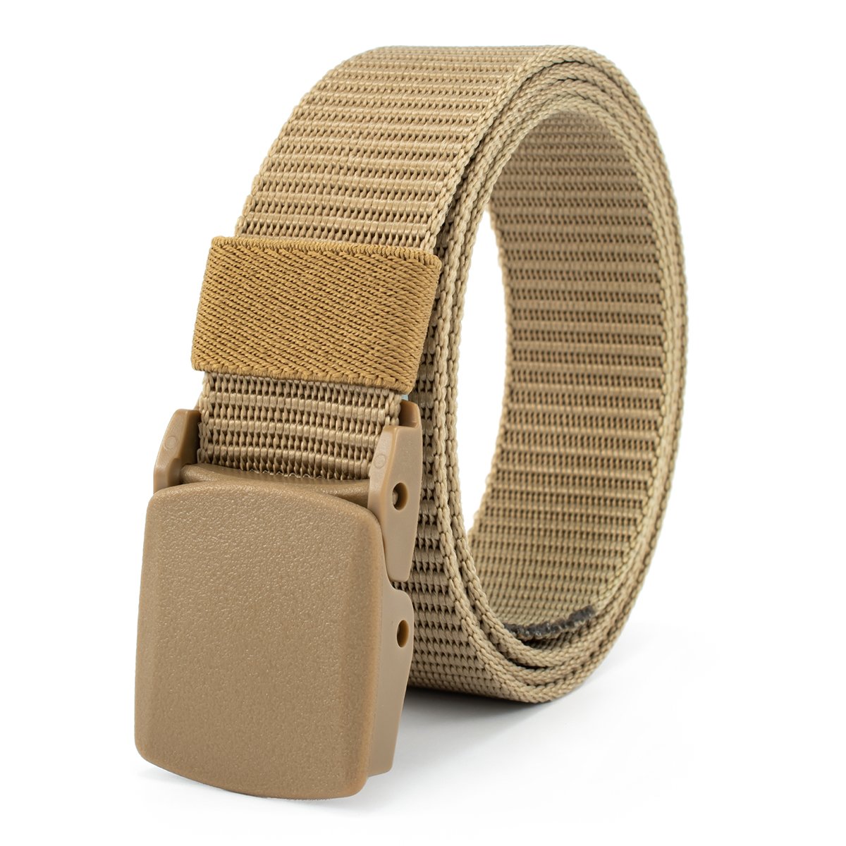 Factory Supplies Leisure Sports Plastic Buckle Waistband 3.2cm Tactical Nylon Fabric Belt For Men