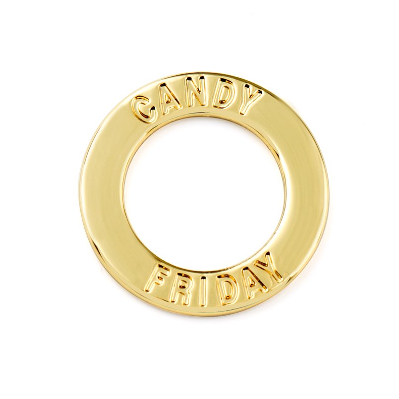Handbag Hardware Accessories Engraved Logo Metal Ring Buckle Custom O-Ring Gold Metal O Ring Buckle for Bags