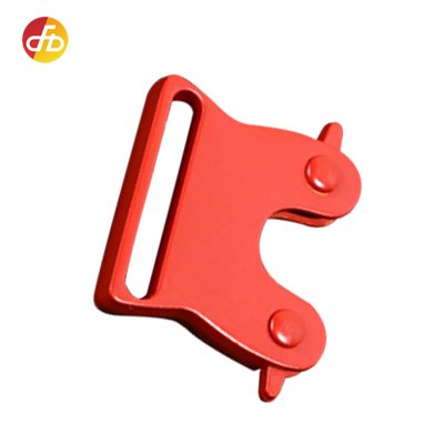 Custom red black silver zinc alloy safe buckle metal quick release tactic belt buckle