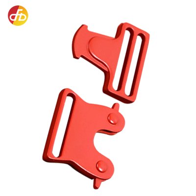 Custom red black silver zinc alloy safe buckle metal quick release tactic belt buckle