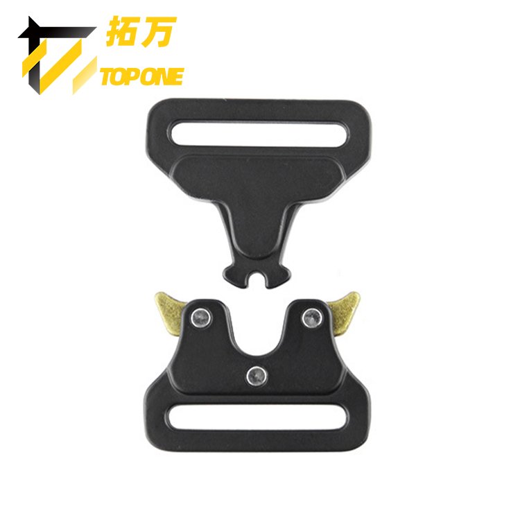 33MM Fashion Garment Hardware Zinc Alloy Belt Webbing Tactical Buckles for Bags