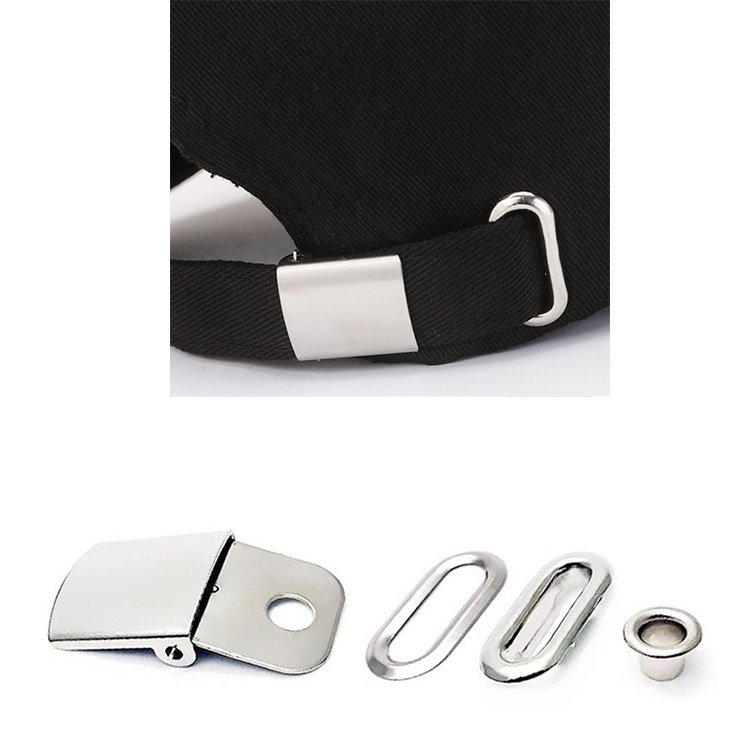 Good Price Logo Customized Stock Adjuster Metal Sets Colors Plating Set Slide Clasp Adjustable Hat Baseball Cap Buckle
