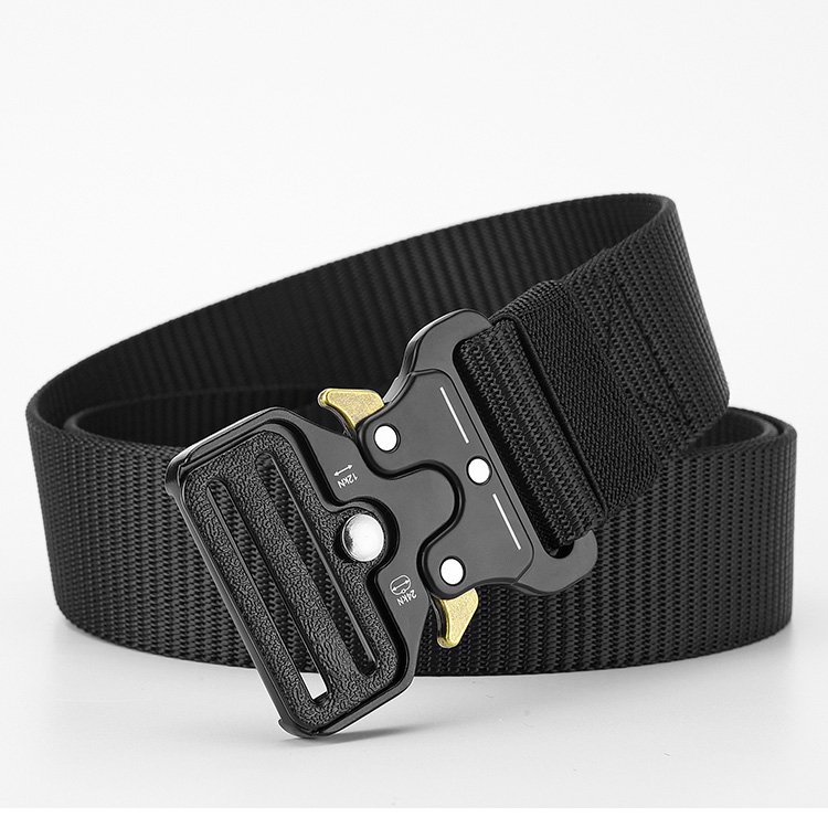 Quick Release Buckle Battle man Duty Belt Nylon Buckle Men canvas belts with metal buckle Belt