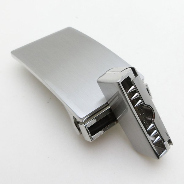 Men's Zinc Alloy Die Casting Polishing Belt Buckle Customized Logo Nickel Brushed Plain Turning Plate Buckle Belt Clip Buckles