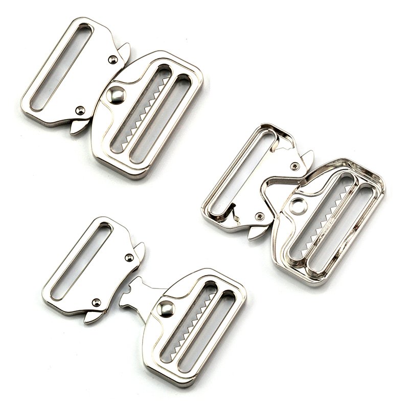 4916 Zinc Alloy Clip Buckle Belt No Buckle Belt 25mm Quick release tactical buckle